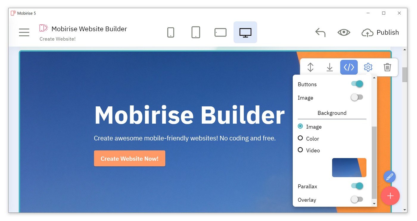 Mobirise Website Builder